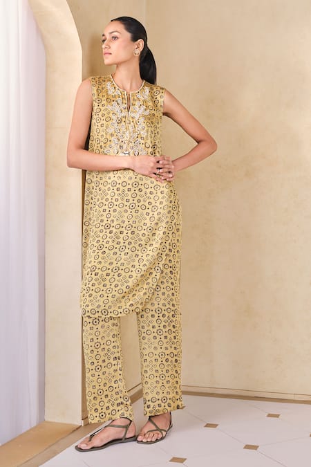 Grassroot By Anita Dongre Ajrakh Print Kurta Set 