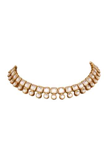 Anita Dongre Quad Stone Embellished Choker Necklace 