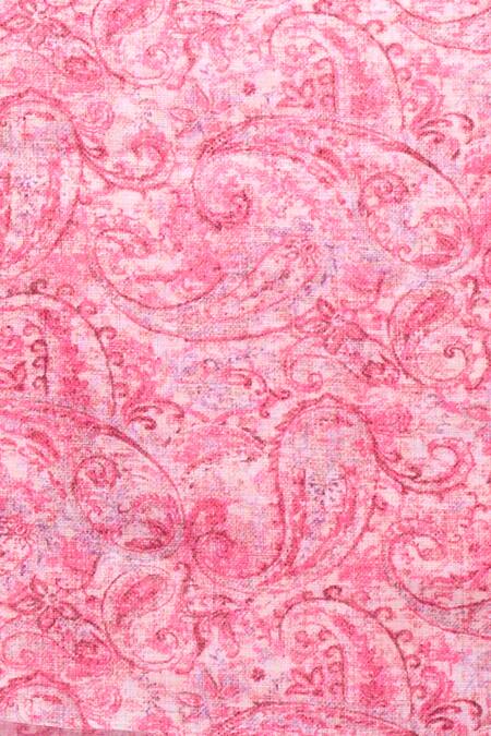 Samyukta Singhania Red Chanderi Zari Stripe Detailed Saree With Unstitched Blouse Piece at Aza Fashions Samyukta Singhania_Red Chanderi Zari Stripe Detailed Saree With Unstitched Blouse Piece_at_Aza_Fashions