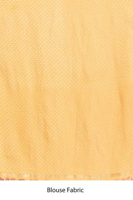 Buy Naintara Bajaj Yellow Chanderi Embroidery Botanical Hem Saree With Unstitched Blouse Piece Online at Aza Fashions Buy_Naintara Bajaj_Yellow Chanderi Embroidery Botanical Hem Saree With Unstitched Blouse Piece_Online_at_Aza_Fashions