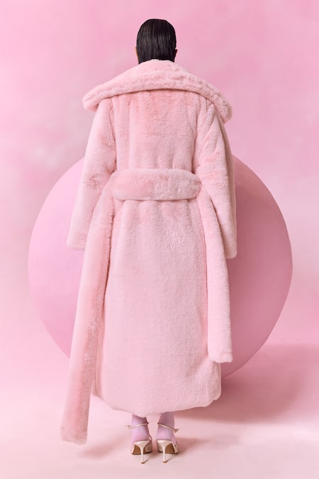 July Issue Faux Fur Long Jacket 