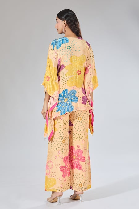 Samyukta Singhania Printed Kaftan & Pants Set 