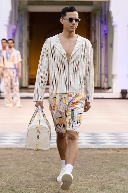 Mandira Wirk Resort Designer Laser Cut Jacket 