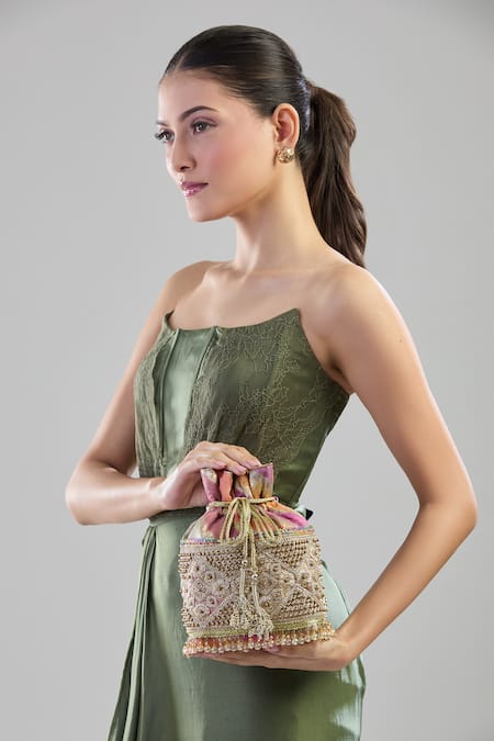Aloha by PS Banarasi Potli Bag 