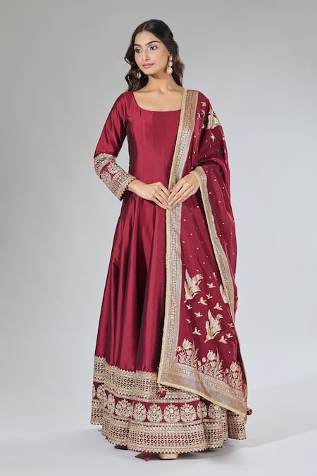 Samyukta Singhania Embroidered Anarkali Set 