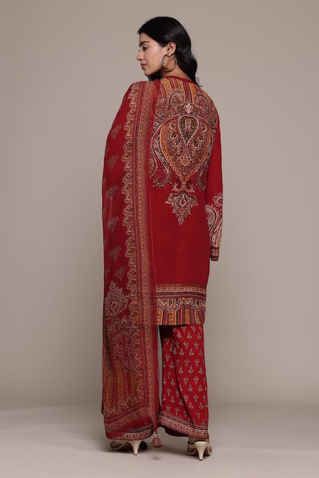 Ritu Kumar Adrika Dusty Pink Printed Kurta Set 