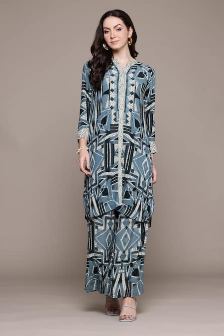 Ritu Kumar Geometric Print Kurta Set 