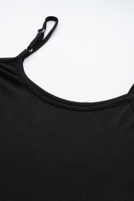 Shop_Ritu Kumar_Black Viscose Embroidery Mandarin Collar Printed Avanti Kurta _Online_at_Aza_Fashions