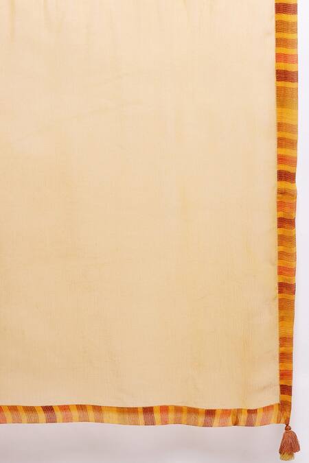 Ritu Kumar Orange Cotton Embroidery Split V-neck Bauhaus Print Kurta Set Online at Aza Fashions Ritu Kumar_Orange Cotton Embroidery Split V-neck Bauhaus Print Kurta Set _Online_at_Aza_Fashions