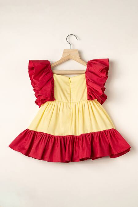 Darleen Kids Couture Ruffle Cotton Dress 