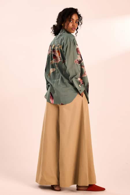 Kharakapas Floral Print Designer Shirt 