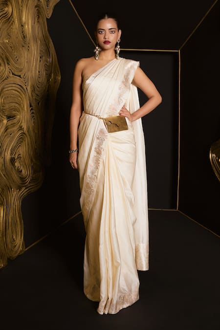 Ekaya Banaras Handwoven Kadhwa Banarasi Saree 