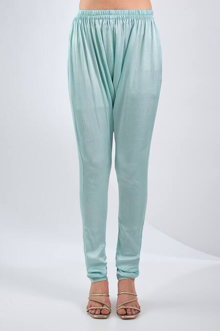 Neha Khullar Sky Blue Silk, Organza Mirrors Round Neck Embroidered Kurta Set Online at Aza Fashions Neha Khullar_Sky Blue Silk, Organza Mirrors Round Neck Embroidered Kurta Set _Online_at_Aza_Fashions