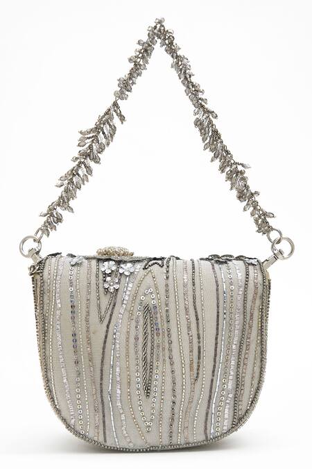 Doux Amour Fiona Mini Silver Handbag 