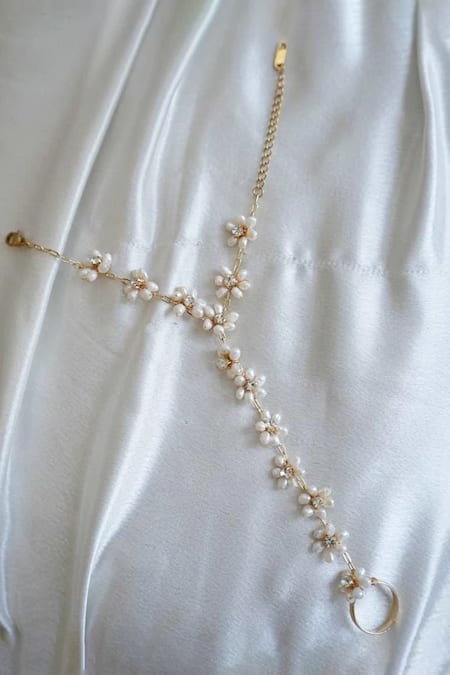 Floristaa By Mahek Ocean Mist Pearl Bracelet 
