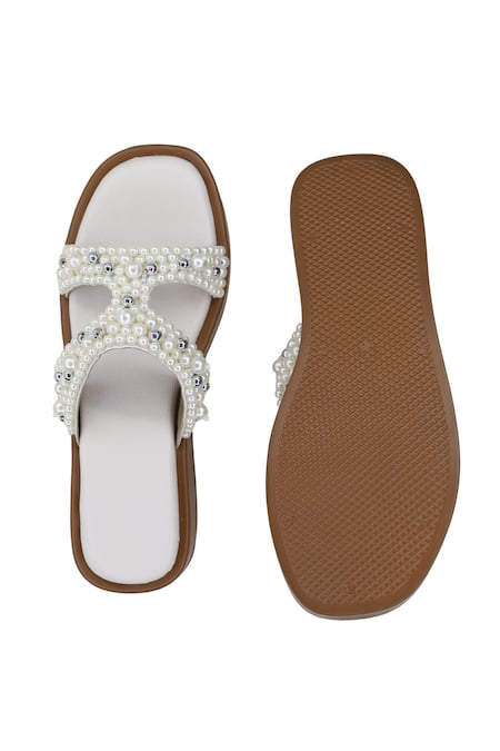 Sole Mates by Palak Pearl Embellished Designer Flats 