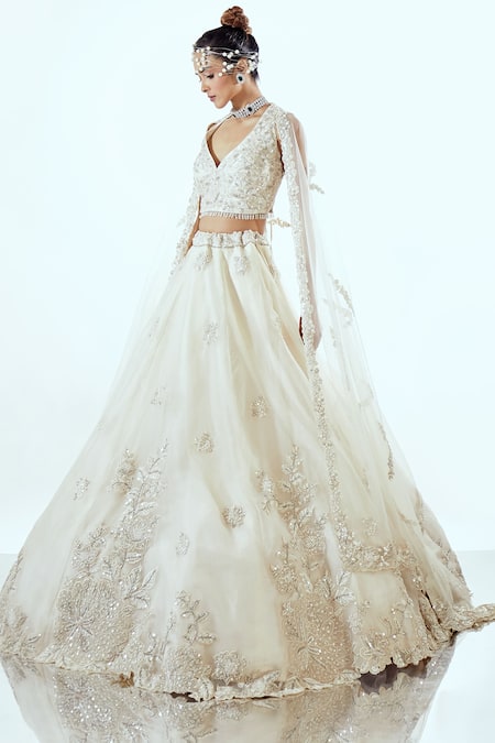 Pallavi Poddar Intricate Organza Lehenga Set 