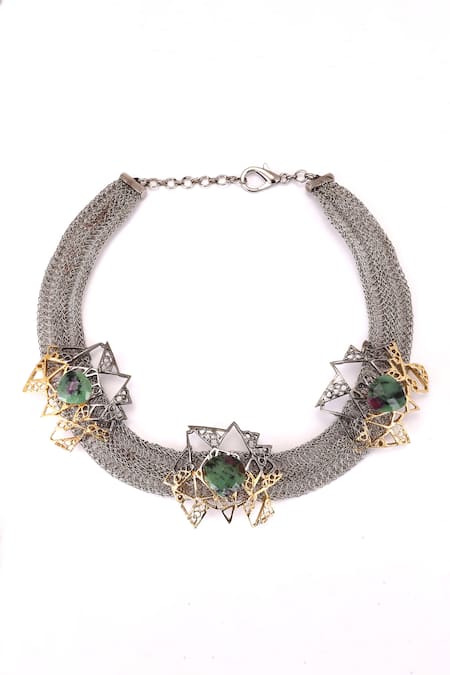 Trupti Mohta Geometric Choker Necklace 