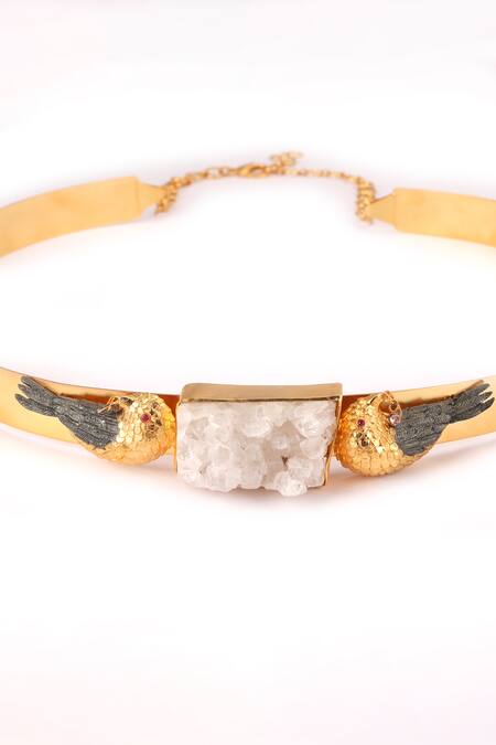 Buy_Trupti Mohta_Gold Stones Plated Designer Belt With 