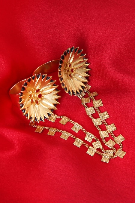 Trupti Mohta Gold Plated Designer Ring 