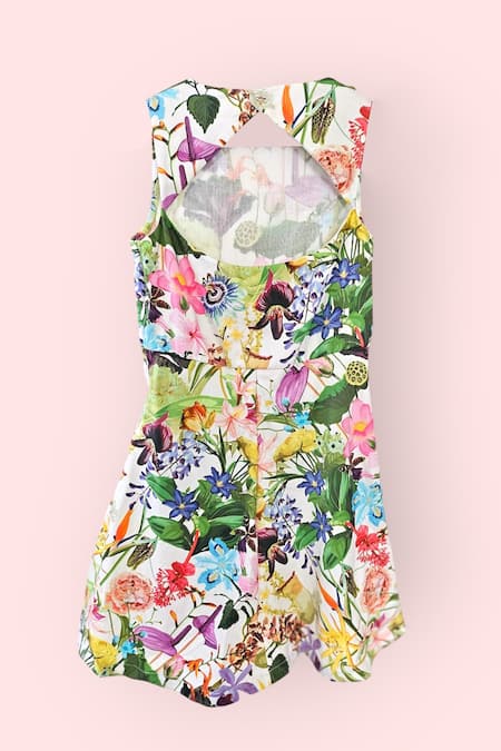 LA Dee DA Botanical Bloom Cotton Dress 