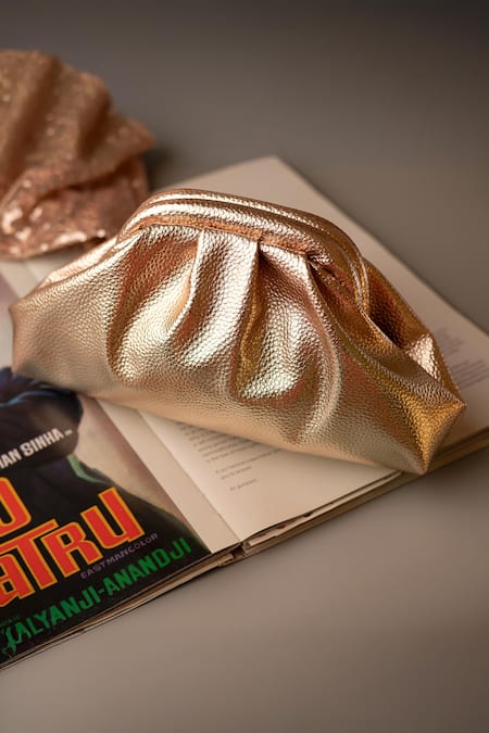 Bhavna Kumar Sequin Tassel Puff Bag 