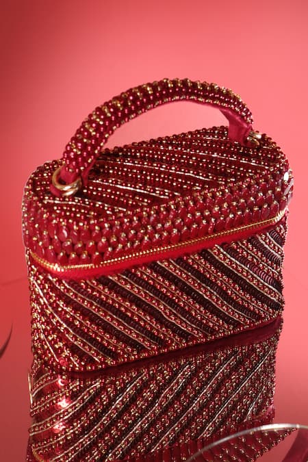 Forever Noor Pearl Cube Handbag 