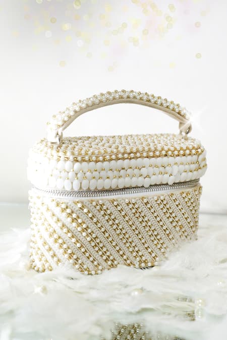 Forever Noor Pearl Cube Handbag 