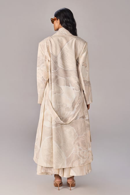 Saaksha & Kinni Abstract Floral Print Maxi Skirt 