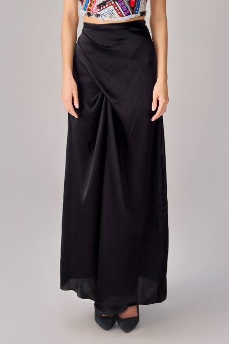 Buy Saaksha & Kinni Multi Color Satin, Cotton Tassels, Mirrors Square Hand Embroidered Bustier Online at Aza Fashions Buy_Saaksha & Kinni_Multi Color Satin, Cotton Tassels, Mirrors Square Hand Embroidered Bustier_Online_at_Aza_Fashions