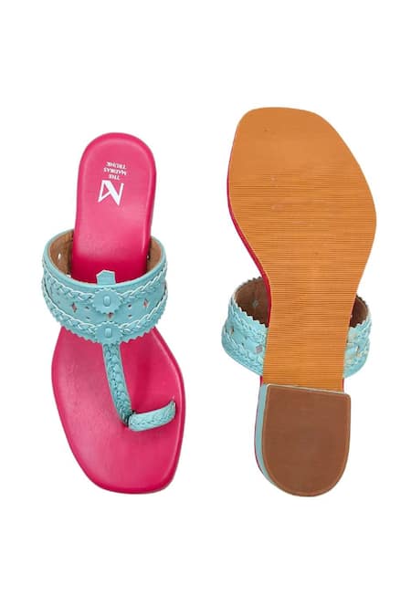 The Madras Trunk Haiku Uno Pink Heels 