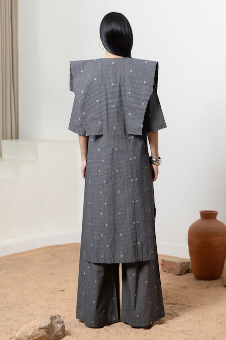 Orcr Checkered Jacket Pant Set 