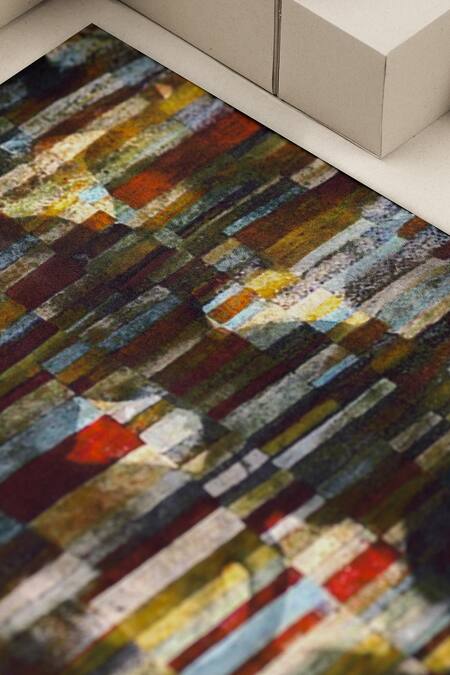 Unallume By Nisha_Multi Color Multicolor Lofty Silk Pocket Square _Online_at_Aza_Fashions