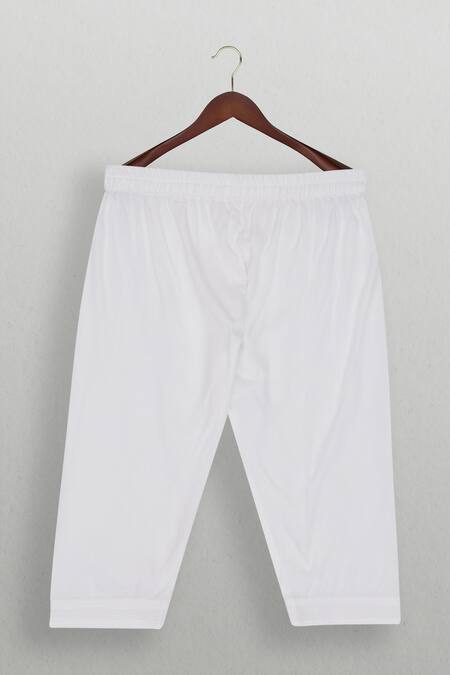 Tiny Pants_Red Cotton Printed Jacket Kurta Set _Online_at_Aza_Fashions