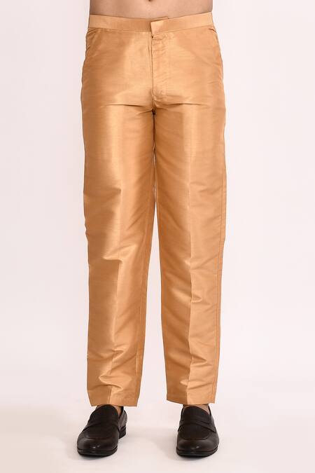 Arihant Rai Sinha_Pink Silk Blend Nehru Jacket Set_at_Aza_Fashions