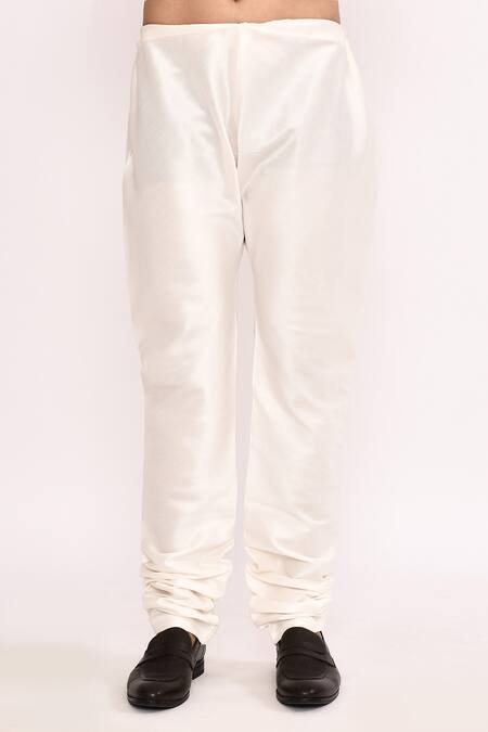 Arihant Rai Sinha_Blue Silk Light Nehru Jacket Set _Online_at_Aza_Fashions