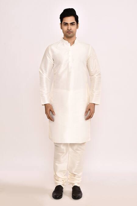 Buy_Arihant Rai Sinha_Blue Silk Light Nehru Jacket Set _Online_at_Aza_Fashions