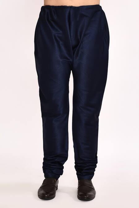 Arihant Rai Sinha_Multi Color Silk Printed Kurta With Blue Pant _Online_at_Aza_Fashions