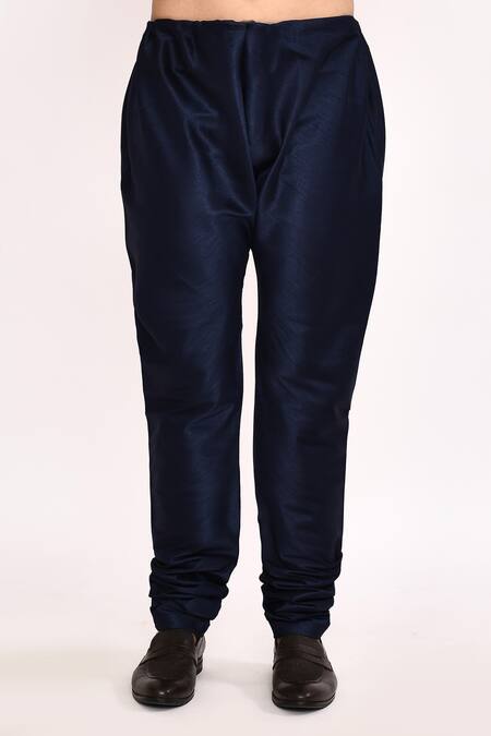 Arihant Rai Sinha_Multi Color Cotton, Silk Printed Kurta Set With Blue Bottom _Online_at_Aza_Fashions