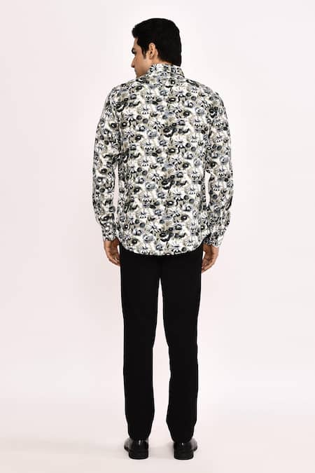 Aryavir Malhotra Multi Printed Casual Shirt 