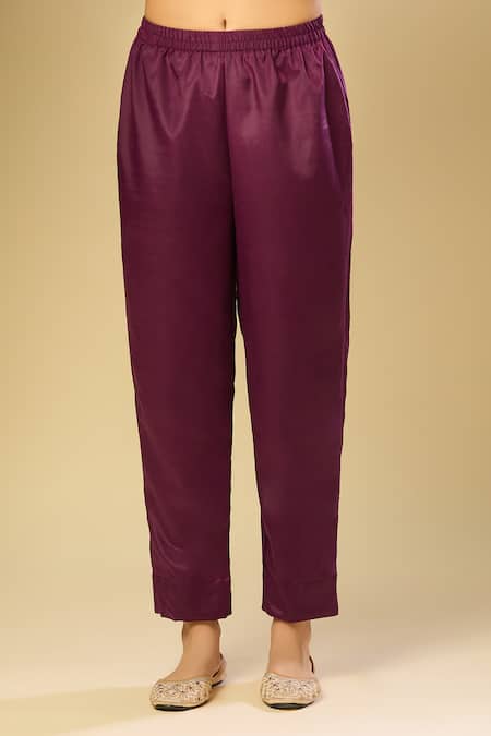 Buy Samyukta Singhania Purple Georgette Beads, Embroidery Square Neck Kurta Set With Dupatta Online at Aza Fashions Buy_Samyukta Singhania_Purple Georgette Beads, Embroidery Square Neck Kurta Set With Dupatta _Online_at_Aza_Fashions