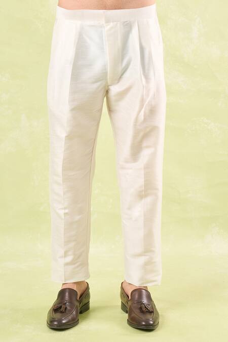 Rng Safawala Navy Crepe, Silk, Dupion Embroidery Blue Running Stitch Kurta-bundi Set at Aza Fashions Rng Safawala_Navy Crepe, Silk, Dupion Embroidery Blue Running Stitch Kurta-bundi Set _at_Aza_Fashions