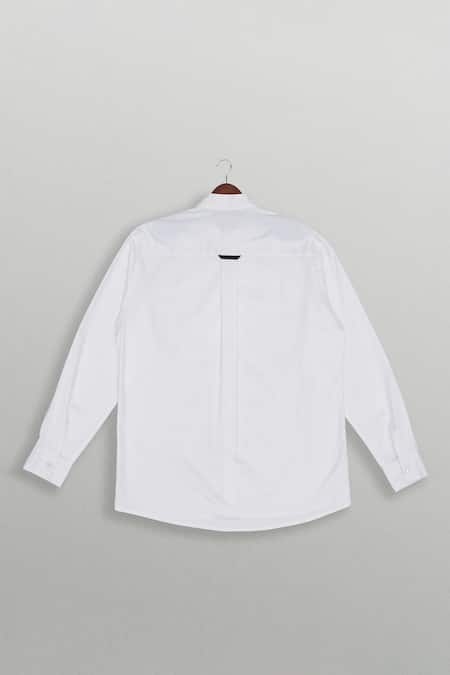 The Blue Morphology White Pintux Shirt 