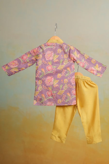 Casa Ninos Floral Kurta Set 