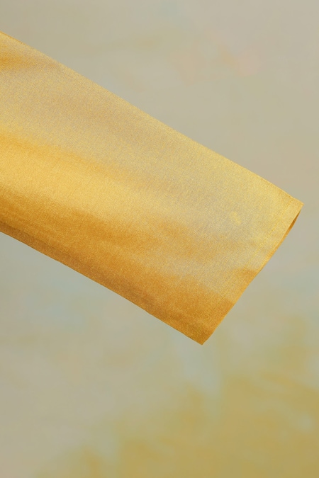 Casa Ninos_Yellow Cotton Floral Print Jacket Set_Online_at_Aza_Fashions