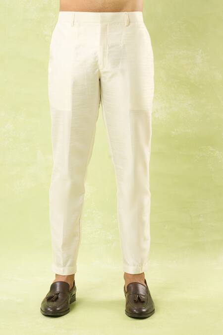 Shop Arihant Rai Sinha White Sequins, Embroidery Jaal Sherwani Set Shop_Arihant Rai Sinha_White Sequins, Embroidery Jaal Sherwani Set