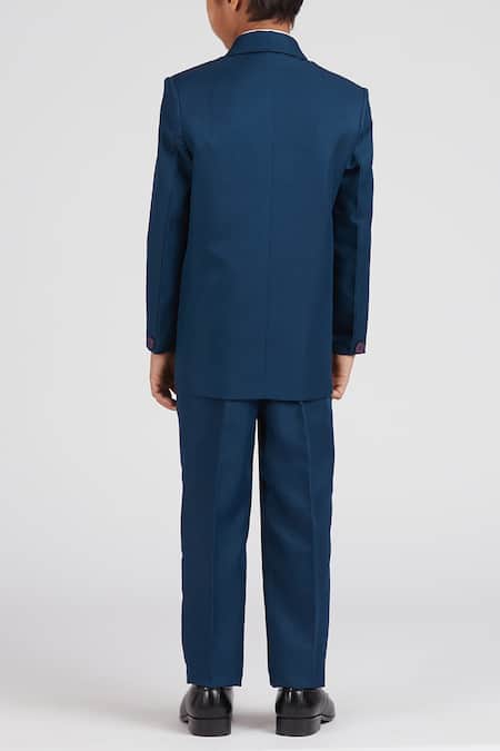 Petite Pomme Teal Blue 5 Pcs Suit Set 