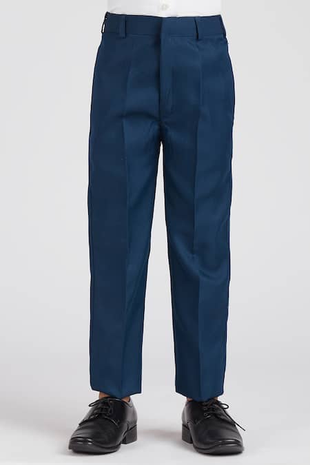 Petite Pomme Teal Polyester, Cotton Satin Blue 5 Pcs Suit Set at Aza Fashions Petite Pomme_Teal Polyester, Cotton Satin Blue 5 Pcs Suit Set _at_Aza_Fashions