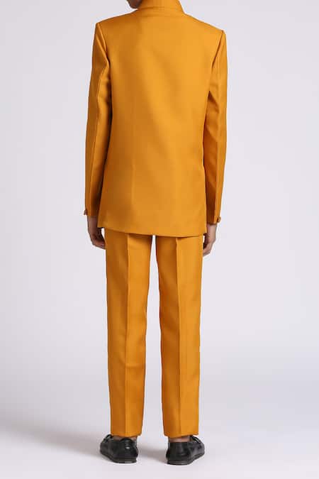 Petite Pomme Ocher Jodhpuri Set 