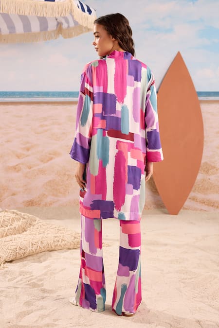 Zazu Sicily Brushstroke Co-ord Set 